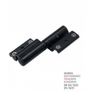 Dobradiça Reversível p/portas c/ afinação 2D/3D - 6053